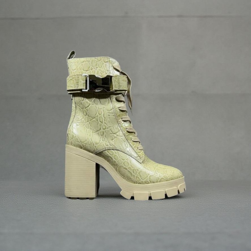 Roslyn Buckle Leather Bootie